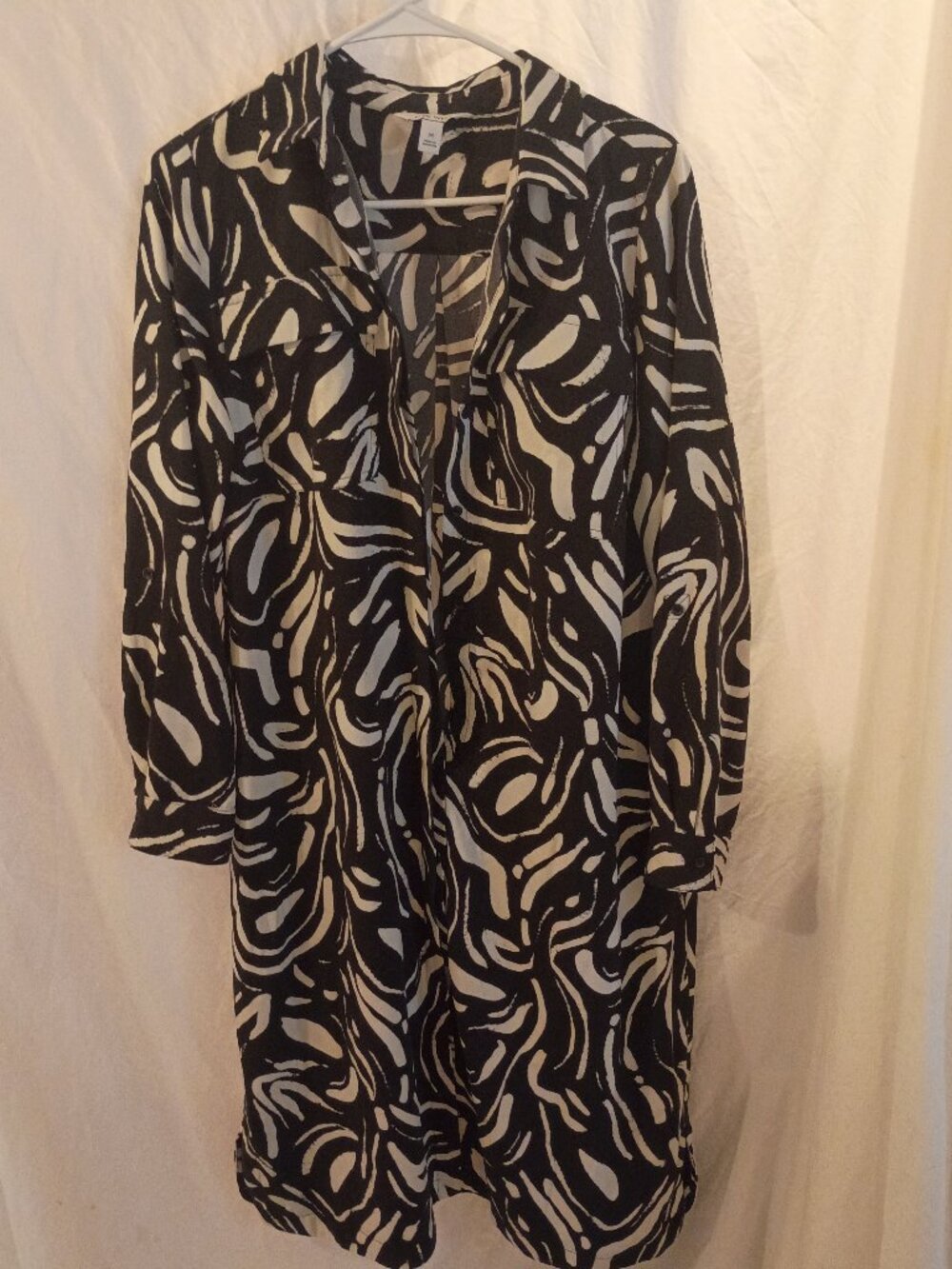 Nine West Women's Size Medium Belted Shirt Dress - Picture 1 of 4